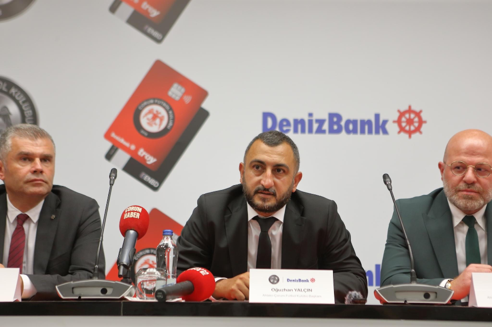 ÇORUM FK DENİZBANK İLE TARAFTAR KART SÖZLEŞMESİ İMZALADI